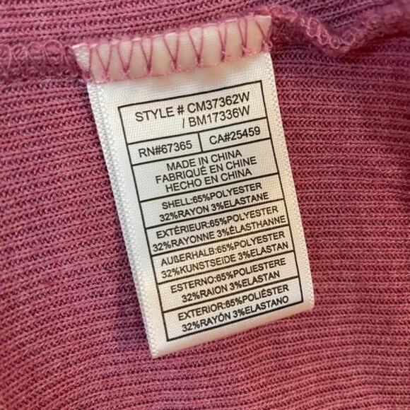 BB DAKOTA Pink Ribbed Lounge Sweater EUC Size Large $45 MSRP - Picture 7 of 9
